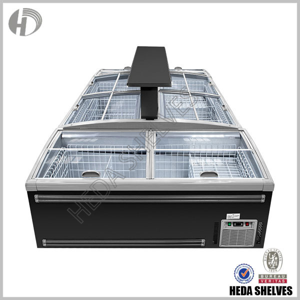Frost-free Island Freezer C For Supermarket Fridge