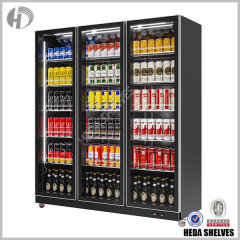 Glass Door Cooler+Beer Cooler Fridge