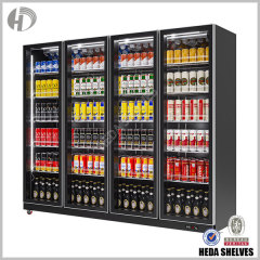 Glass Door Cooler+Beer Cooler Fridge