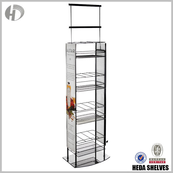 Wire Display Fixtures for Bottled Goods
