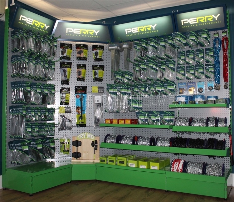 Perforated Hardware Tool Display Stand