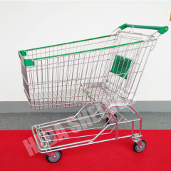 Metal Wire Supermarket Grocery Cart - Type A