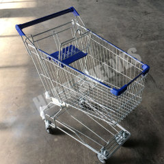 Metal Wire Supermarket Grocery Cart - Type A