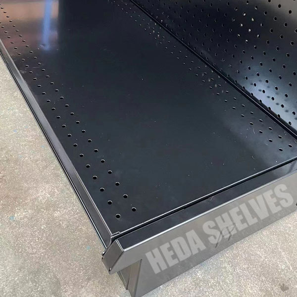 Black Lozier Supermarket Gondola Shelves