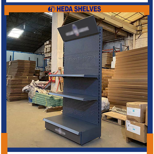 Pegboard Display Stand with 3D Font Logo