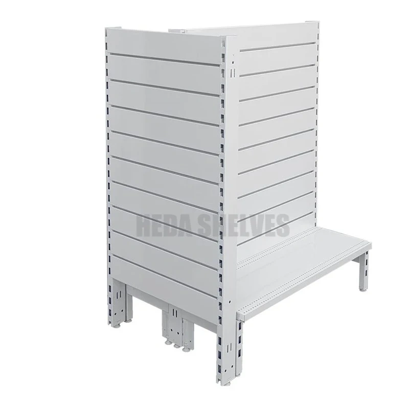 White Gondola Shelving Wholesale Display Rack For Supermarket