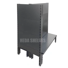 Black Gondola Shelving Factory Direct Supermarket Racks Supplier