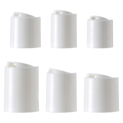 Cosmetic Bottles PP white Disc Top Caps 24/410 Cosmetic Bottles PP white Disc Top Caps RP-CADC01