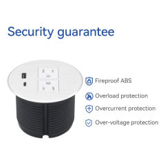 Table Mount Socket Outlet Electrical Outlet Multiple Socket Tabletop Extension Socket / Power Strip