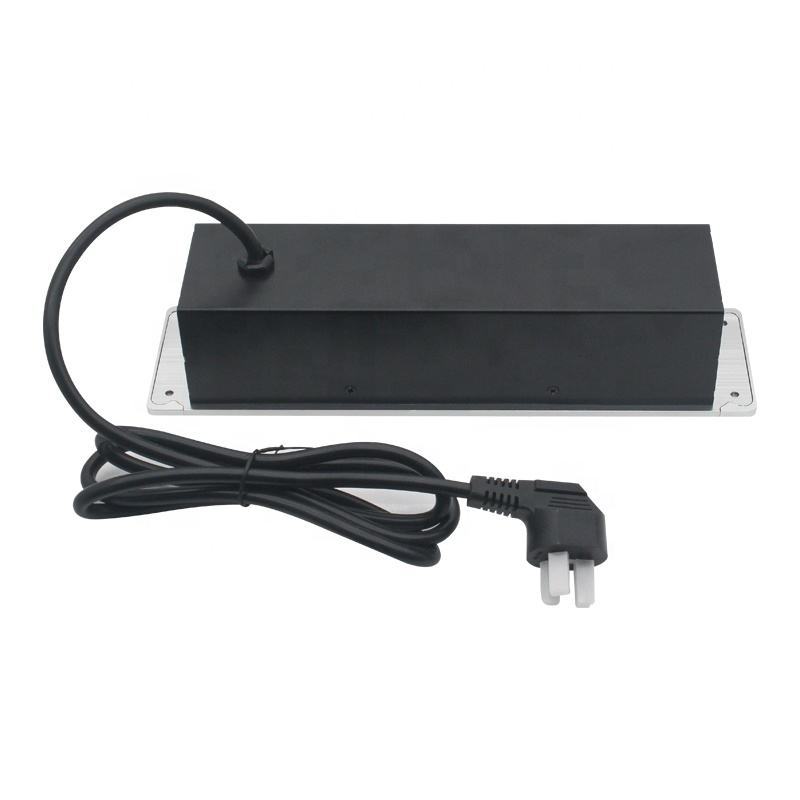 China 5 Sockets Panel Power Socket With Panel Mount Ac Power Socket Under Desk Mounted Power Outlet Socket