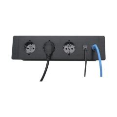 EU Schulo Germany Power Socket Furniture Mounted Desktop Socket Desktop Power Socket Desk Mounted Power Socket