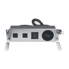 Office Tabletop Power Socket Smart Home USB Power Socket With Wireless Charger Power Socket