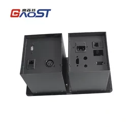 Conference Table Pop Up Socket With USB Control Power Socket Desk Hydraulic Pop Up Socket With Cat6