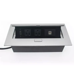 New Style Multi-functional Pop Up Socket Desktop Wireless Power Outlet Socket Kitchen 6 Ways With Switch 10a Socket