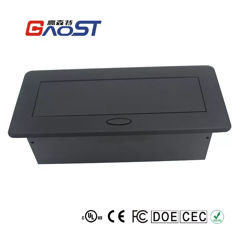 Factory Customized Hot Pop Up Power Socket Table USB Power Socket Desktop Multifunction Pop Up Power Socket