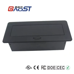 Factory Customized Hot Pop Up Power Socket Table USB Power Socket Desktop Multifunction Pop Up Power Socket