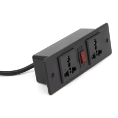Universal Office Desk Power Strip Charger Universal Outlet From 100v-240v Power Sockets Extension Cord Plug Socket