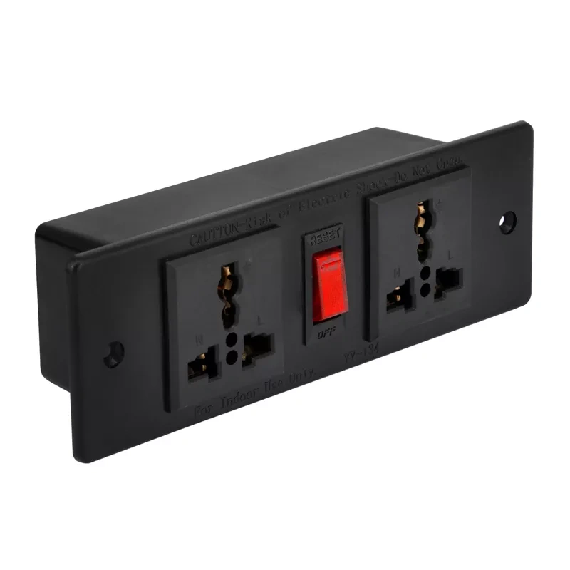 Universal Office Desk Power Strip Charger Universal Outlet From 100v-240v Power Sockets Extension Cord Plug Socket