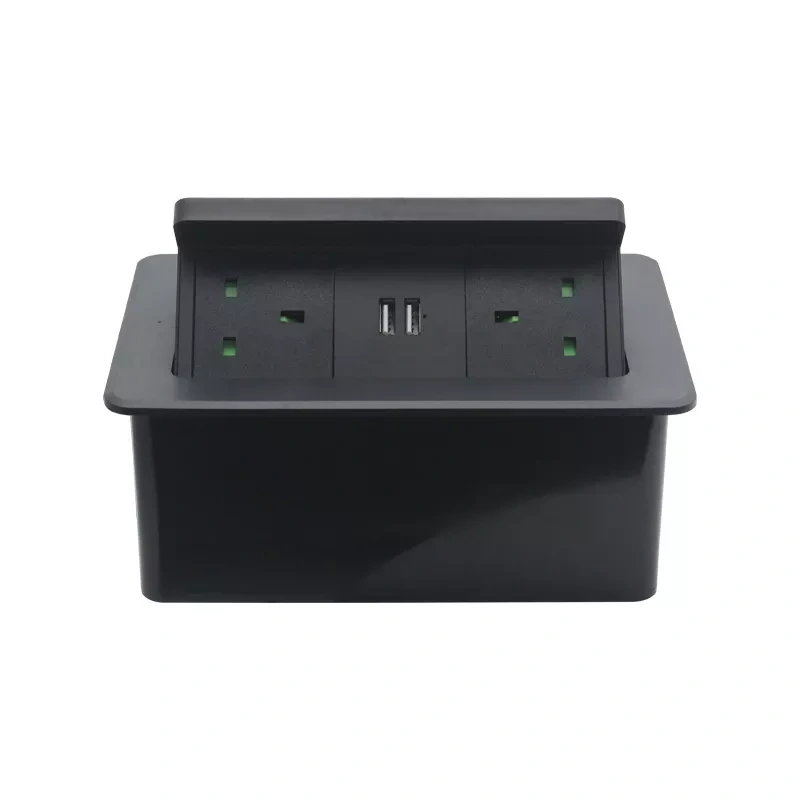 Hot Export UK Electric Socket Recessed Desk Table Power Socket USB Furniture Desktop Multifunctional Universal Socket