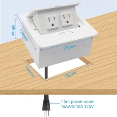 Factory Hot Conference Table Power Socket Electric Plug Socket Multi Socket Electrical Socket