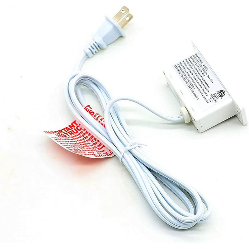Powered USB Hub Socket Recessed USB Power Strip Outlet with Power Supply 2 USB Ports 2.1A Mounted into Bed Desk Table Sofa