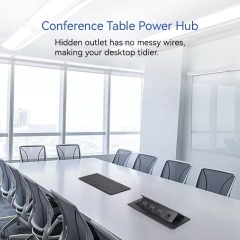 Manufacture pop up sockets power outlets US hidden desk socket pop up socket 3 USA outlets VGA