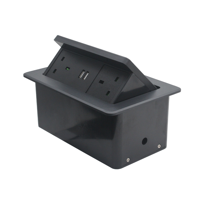 Hot Export UK Electric Socket Recessed Desk Table Power Socket USB Furniture Desktop Multifunctional Universal Socket