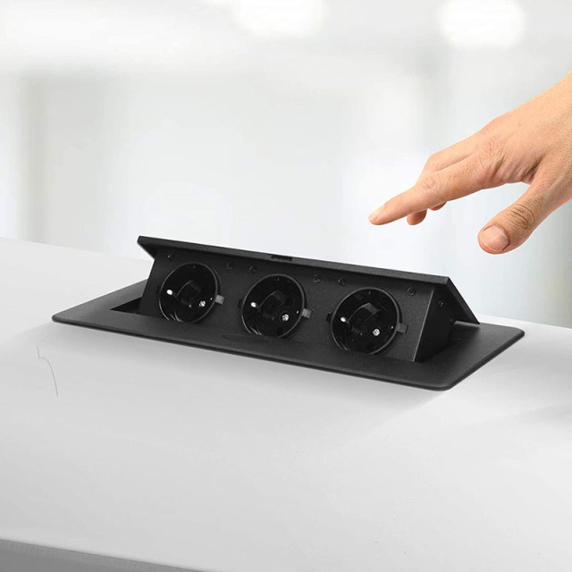 Factory Price European Plug Pop Up Socket Multifunction Desktop Socket
