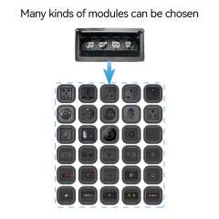 Hidden alloy flip up socket outlet EU socket smart usb charger socket with 4 outlet 220v