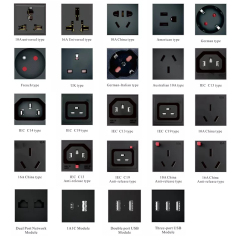 New China standard sliver table clamp socket tabletop electric extension socket with switch 1.8 m power plug