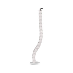 Height Adjustable Wire Manager Computer Plastic Black Vertical Desk Mounted White Under Desk Cable Management