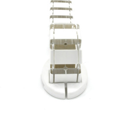Height Adjustable Wire Manager Computer Plastic Black Vertical Desk Mounted White Under Desk Cable Management