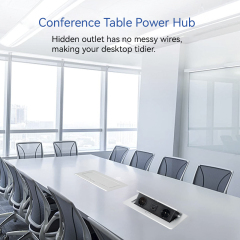 Kitchen worktops hidden desk 3 pin eu pop up sockets built-in safety sockets with 2 ac outlets