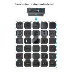 Wholesale multimedia Canada pop up sockets kitchen worktops hidden desk 3 ging 2 ac outlets socket