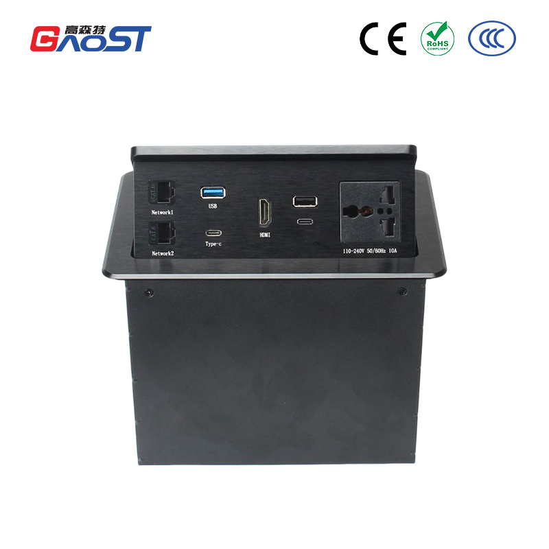 Conference Desk Table Universal Socket Electrical Materials Multi-media Pop up socket