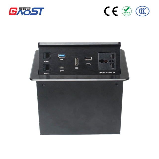 Conference Desk Table Universal Socket Electrical Materials Multi-media Pop up socket