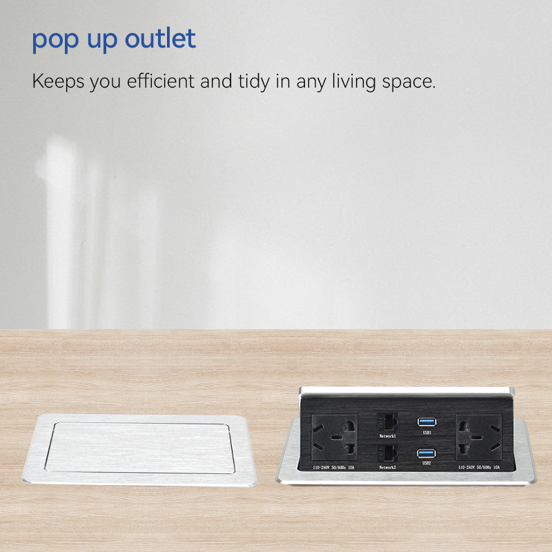 Wholesale table conference New China standard USB granite countertop pop up outlet
