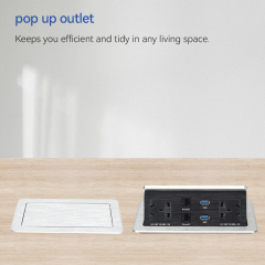 Wholesale table conference New China standard USB granite countertop pop up outlet
