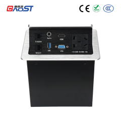 Conference New China Cable Organize Socket Multi-media Pop up socket extension wire with network VGA
