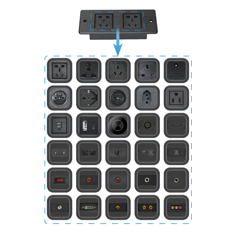 Wide compatible customize electrical metal power strip portable power strip with China plug