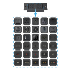 Wide compatible customize electrical metal power strip portable power strip with China plug