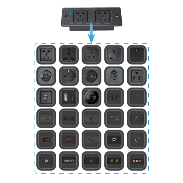 Wide compatible customize electrical metal power strip portable power strip with China plug