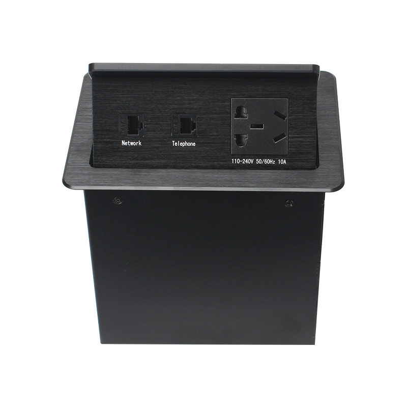 Conference Tabletop Desk Socket Plug Suppliers Electric switch Pop Up Socket Phone Network Box
