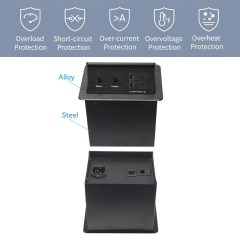 Conference Tabletop Desk Socket Plug Suppliers Electric switch Pop Up Socket Phone Network Box