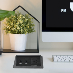 Conference Tabletop Desk Socket Plug Suppliers Electric switch Pop Up Socket Phone Network Box