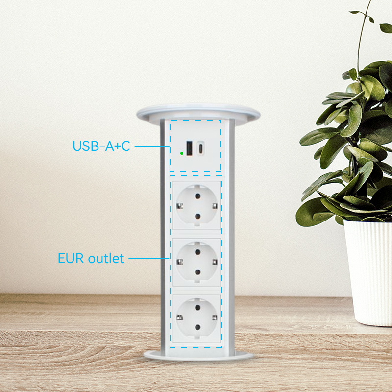 Gaost Kitchen countertop Desktop Socket EU Pop Up socket