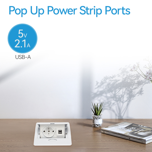 White table pop up power outlet socket 2 usb a pop up electrical outlet for countertops