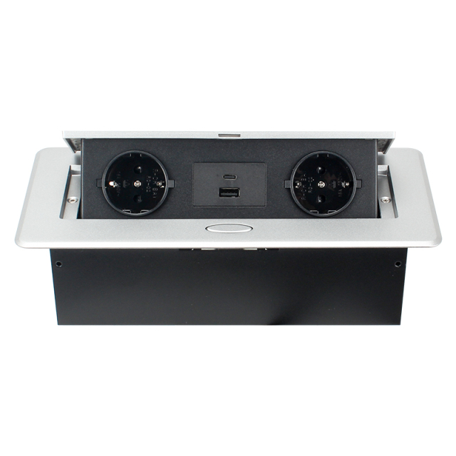 GAOST table EU German French pop up electrical outlet for countertops with USB A Type C