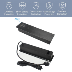 CE certificated conference room slide wireless charging station electrical sockets UK UAE type c power socket