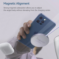 Potable 15 W Wireless Charger With Fast Charging Capability Type C For iphone Watch Pad ipad